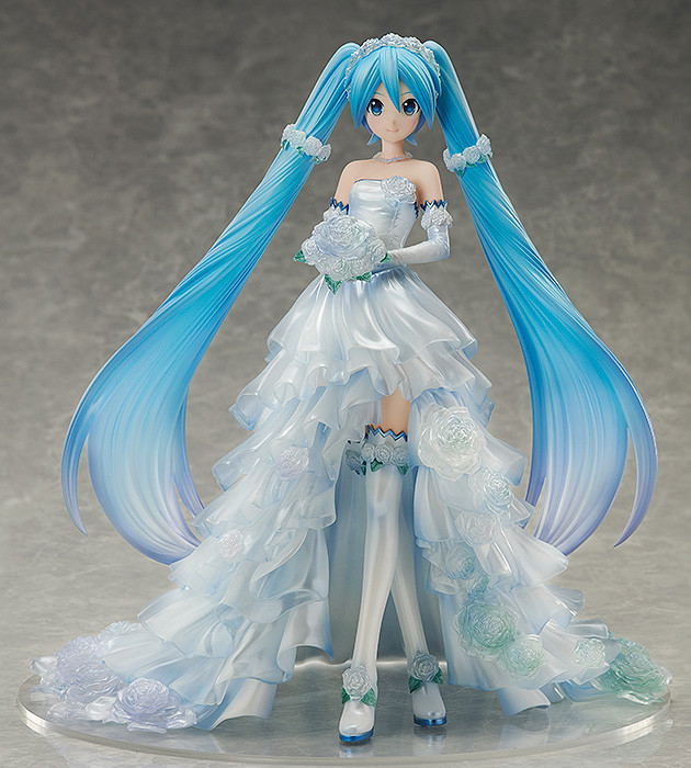 Character Vocal Series 01 Hatsune Miku 1/7 Scale Pre-Painted Figure: Hatsune Miku Wedding Dress Ver. image 2
