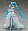 Character Vocal Series 01 Hatsune Miku 1/7 Scale Pre-Painted Figure: Hatsune Miku Wedding Dress Ver. thumbnail 3