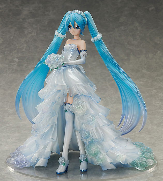 Character Vocal Series 01 Hatsune Miku 1/7 Scale Pre-Painted Figure: Hatsune Miku Wedding Dress Ver. image 3