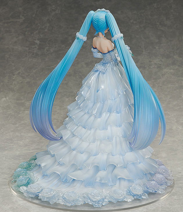 Character Vocal Series 01 Hatsune Miku 1/7 Scale Pre-Painted Figure: Hatsune Miku Wedding Dress Ver. image 5