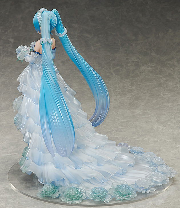 Character Vocal Series 01 Hatsune Miku 1/7 Scale Pre-Painted Figure: Hatsune Miku Wedding Dress Ver. image 6