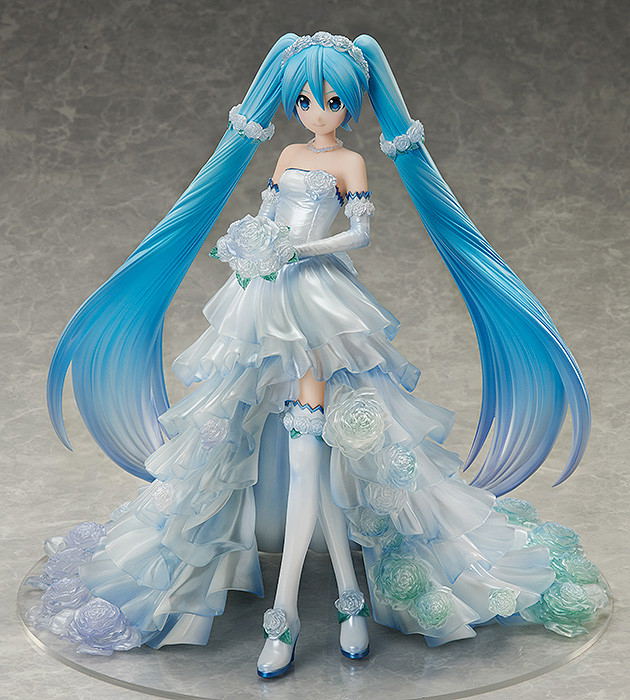Character Vocal Series 01 Hatsune Miku 1/7 Scale Pre-Painted Figure: Hatsune Miku Wedding Dress Ver. image 8