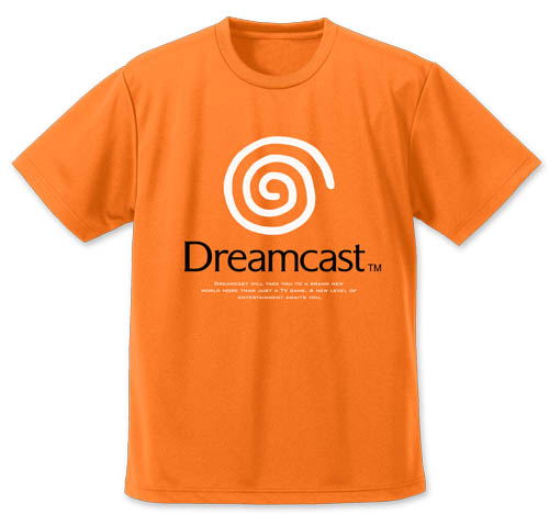 Dreamcast Dry T-shirt Orange (L Size) image 1