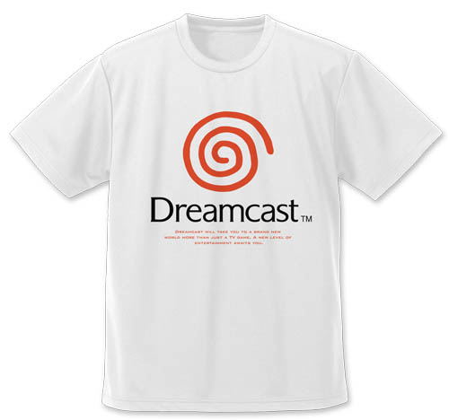 Dreamcast Dry T-shirt White (S Size) image 1