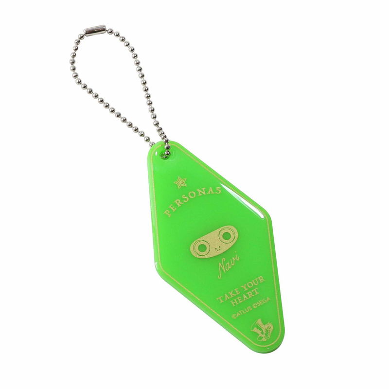 Persona 5 Vintage Acrylic Keychain: Navi image 1