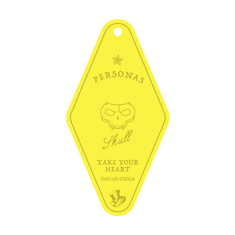 Persona 5 Vintage Acrylic Keychain: Skull image 2