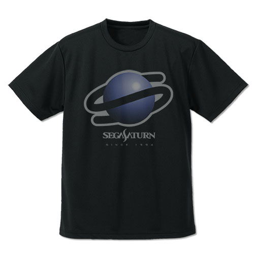 Sega Saturn Dry T-shirt Black (M Size)
