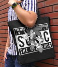 Sonic The Hedgehog - Sonic Street Design Large Tote Bag Black thumbnail 2