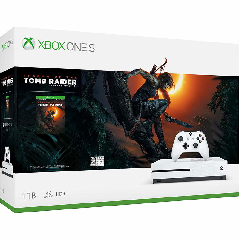 Xbox One S 1TB (Shadow of the Tomb Raider Bundle)