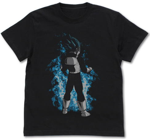 Dragon Ball Super - Super Saiyan Blue Vegeta T-shirt Black (XL Size)