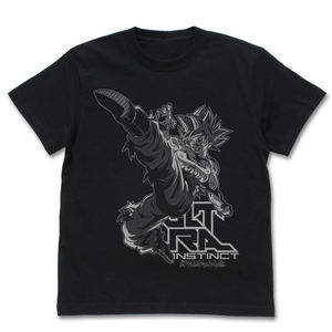 Dragon Ball Super - Ultra Instinct Goku T-shirt Black (L Size)_