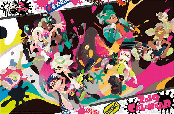 Ensky Splatoon 2 - 2019 Calendar image 1