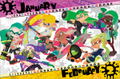 Ensky Splatoon 2 - 2019 Calendar thumbnail 2