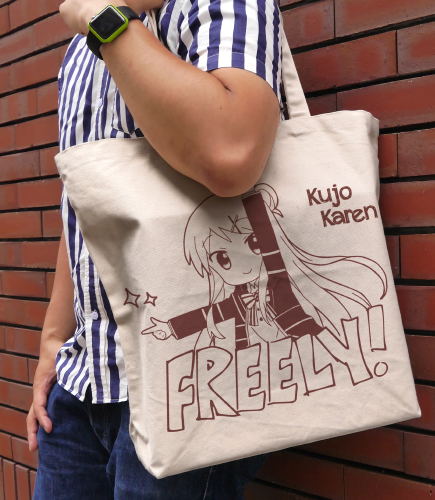 Kiniro Mosaic: Pretty Days - Karen Kujo Large Tote Bag Natural image 2