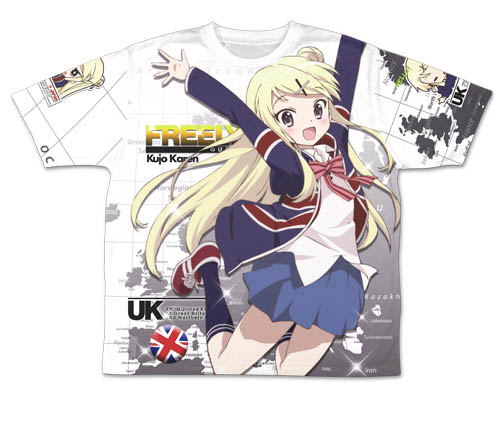 Kiniro Mosaic: Pretty Days - Kujo Karen Double-sided Full Graphic T-shirt (L Size) image 2