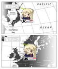 Kiniro Mosaic: Pretty Days - Kujo Karen Double-sided Full Graphic T-shirt (L Size) thumbnail 4