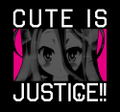 No Game No Life - Cute Is Justice! T-shirt Black (M Size) thumbnail 2