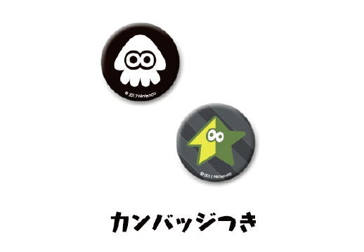 Splatoon 2 Tote Bag With Can Badge 02 - Graffiti image 3