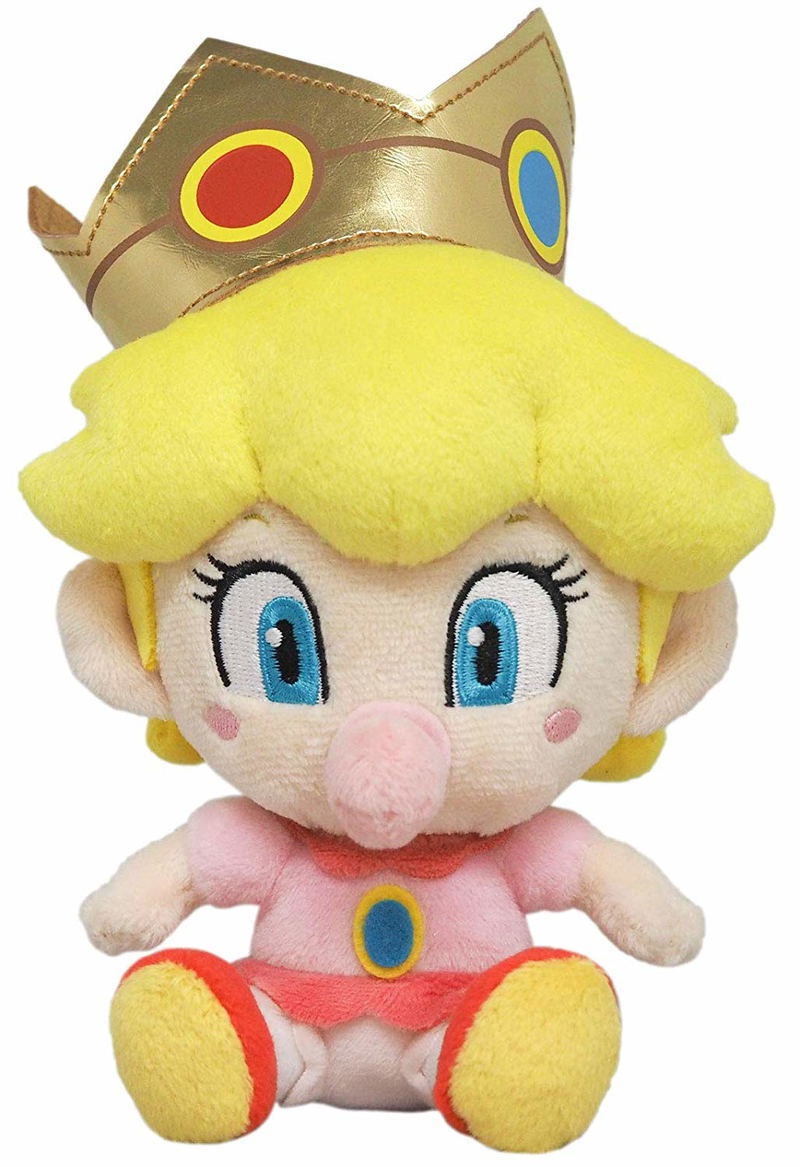 Super Mario All Star Collection Plush: AC54 Baby Peach (Small) image 1