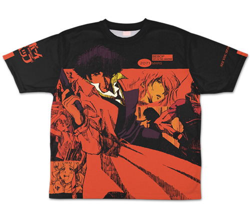 Cowboy Bebop Double-sided Full Graphic T-shirt  (M Size) image 2