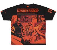 Cowboy Bebop Double-sided Full Graphic T-shirt  (M Size)