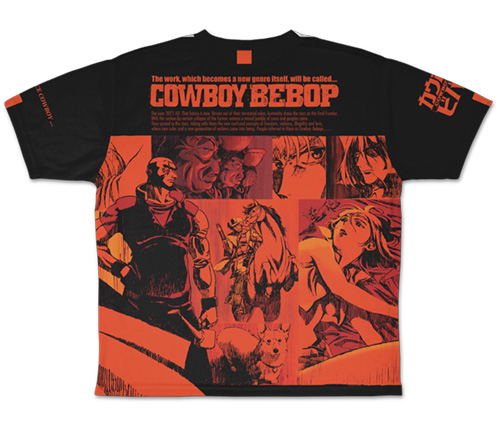 Cowboy Bebop Double-sided Full Graphic T-shirt  (M Size) image 3