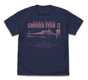 Cowboy Bebop Sword Fish II T-shirt Indigo (L Size)_