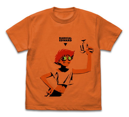 Cowboy Bebop Radical Edward T-Shirt California Orange (M Size) image 1