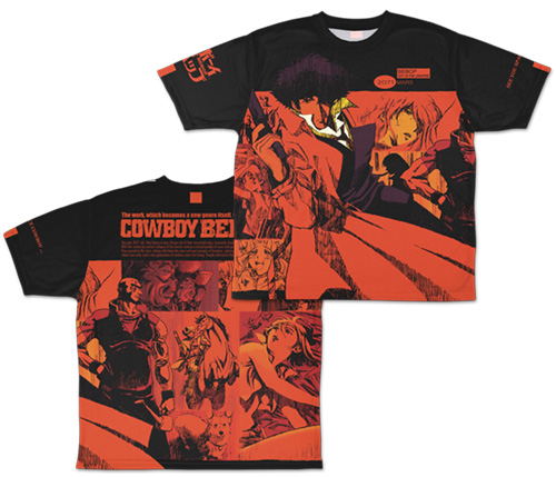 Cowboy Bebop Double-sided Full Graphic T-shirt (XL Size)