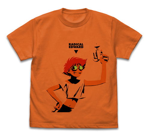 Cowboy Bebop Radical Edward T-Shirt California Orange (XL Size)