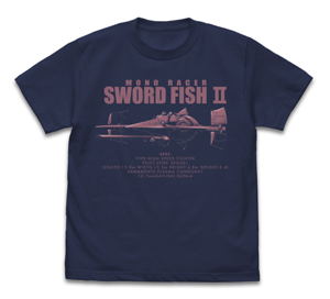 Cowboy Bebop Sword Fish II T-shirt Indigo (S Size)_