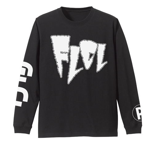 FLCL Sleeve Rib Long Sleeve T-shirt (Black | Size S) image 1