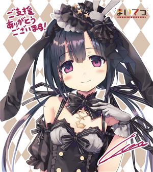 Maitetsu - Pure Station Dakimakura Cover: Fukami Black Rabbit Dress Ver.