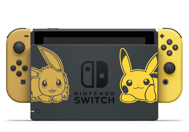 Nintendo Switch Pikachu & Eevee Edition with Pokémon: Let’s Go, Pikachu! + Poké Ball Plus [Limited Edition] image 1