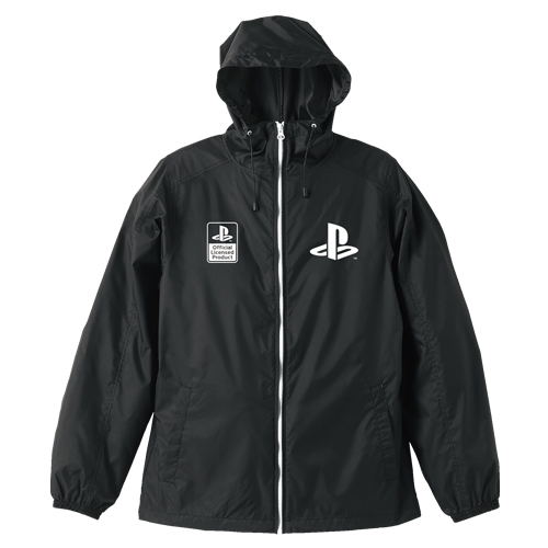 PlayStation Hooded Windbreaker Black x White (L Size) image 1