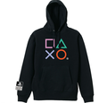PlayStation Pullover Hoodie Shapes Black (S Size) thumbnail 1