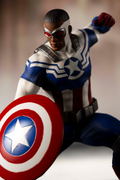 ARTFX+ Marvel Universe Avengers Marvel Now! 1/10 Scale Pre-Painted Figure: Captain America (Samuel Wilson) thumbnail 12