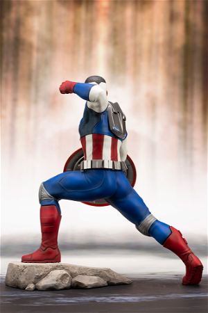 ARTFX+ Marvel Universe Avengers Marvel Now! 1/10 Scale Pre-Painted Figure: Captain America (Samuel Wilson)