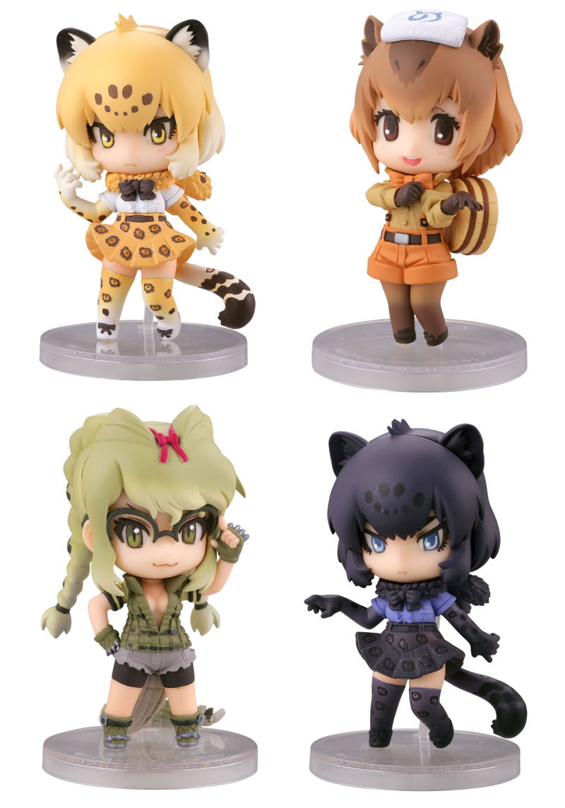 CapsuleQ Characters Kemono Friends Deformed 3D Zukan -Capsule Friends- Vol.2 (Set of 12 pieces) image 1