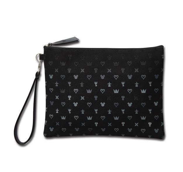 Kingdom Hearts Flat Pouch - Monogram image 1