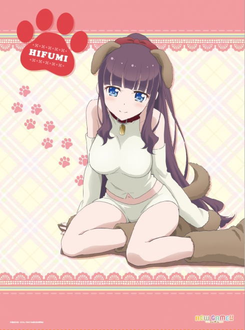 New Game!! B2 Tapestry C94 2: Hifumi Takimoto image 1