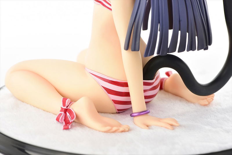 Ore no Imouto ga Konna ni Kawaii Wake ga Nai 1/4 Scale Pre-Painted Figure: Kuroneko Stripe Mizugi Nekomimi Ver. Second Cute [Limited Edition] image 7