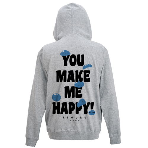 That Time I Got Reincarnated As A Slime - Minna No Rimuru-sama Light Hoodie Mix Gray (XL Size) image 1