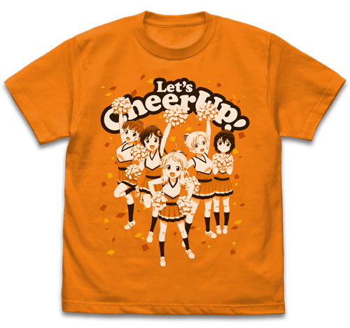 Anima Yell! Let's Cheer Up! T-shirt Orange (M Size)