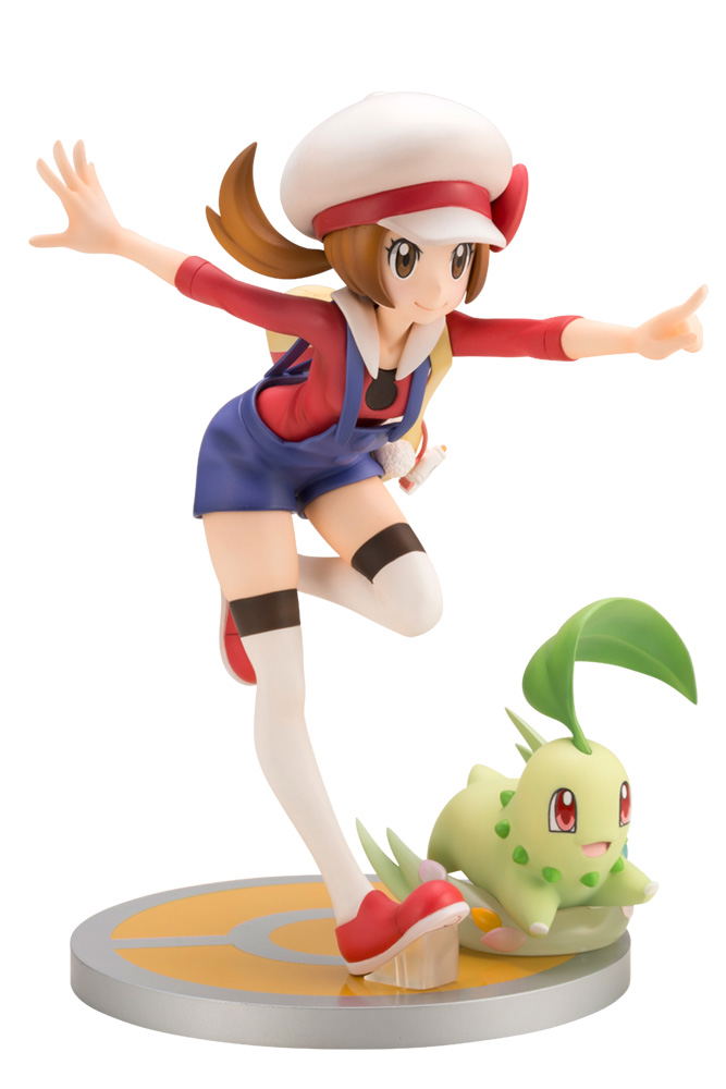 ARTFX J Pokemon Series 1/8 Scale Pre-Painted Figure: Lyra with Chikorita image 1