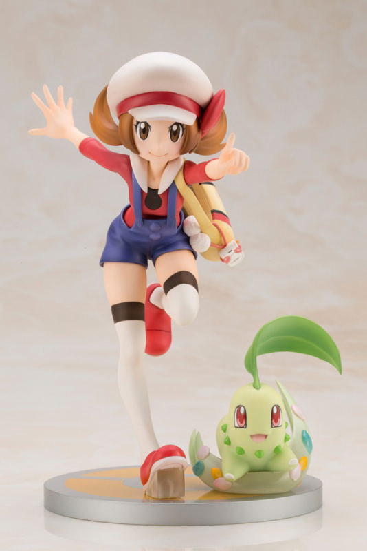 ARTFX J Pokemon Series 1/8 Scale Pre-Painted Figure: Lyra with Chikorita image 6