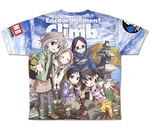 Encouragement Of Climb (Yama No Susume) Double-sided Full Graphic T-shirt (XL Size)