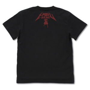 Hugtto! Precure - Emiru Aisaki T-shirt Black (XL Size)
