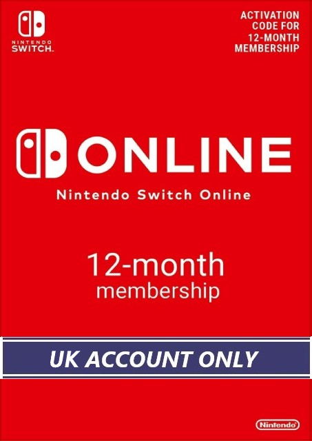 Nintendo Switch Online 12 Month Individual Membership | UK Account <span class="ext ext_digital">digital</span> image 1