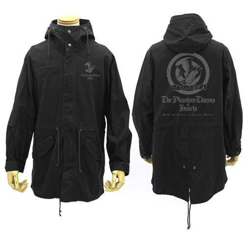Persona 5 - The Phantom Thieves Of Hearts M-51 Jacket Black (L Size) image 1